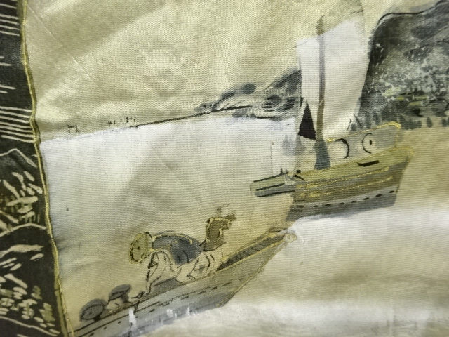 Japanese Kimono / Zugawari Silk